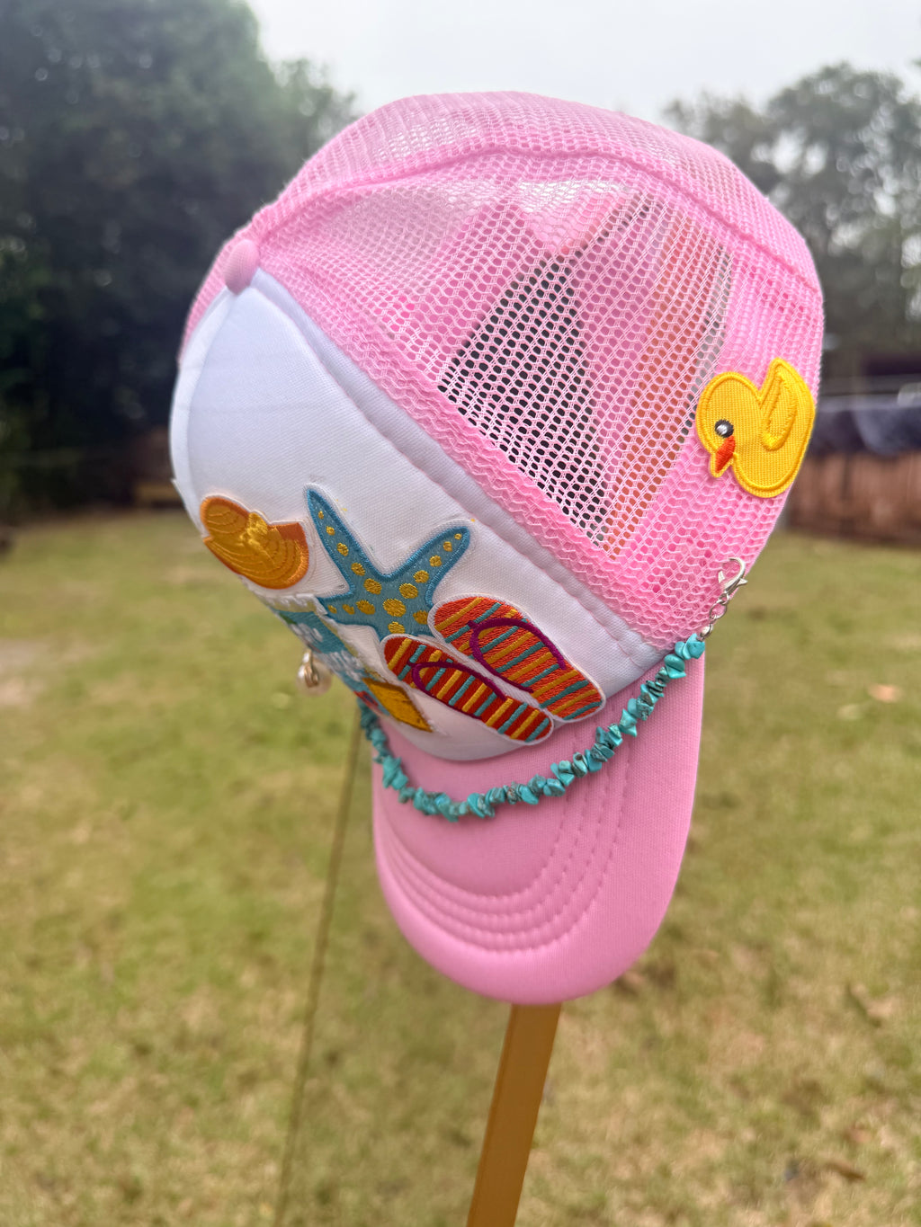 Custom Cruise/Travel Themed trucker hat.