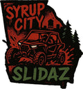 Custom Syrup City Slidaz leather patched hat.