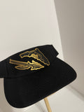 Fear The Spear! FSU custom gold carbon fiber visor or HAT